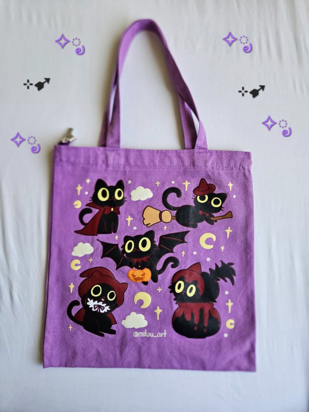 Halloween Cat Tote